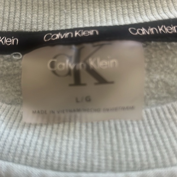 Calvin Klein Women's Sage Green Crew Neck Sweater Size L - Picture 5 of 7